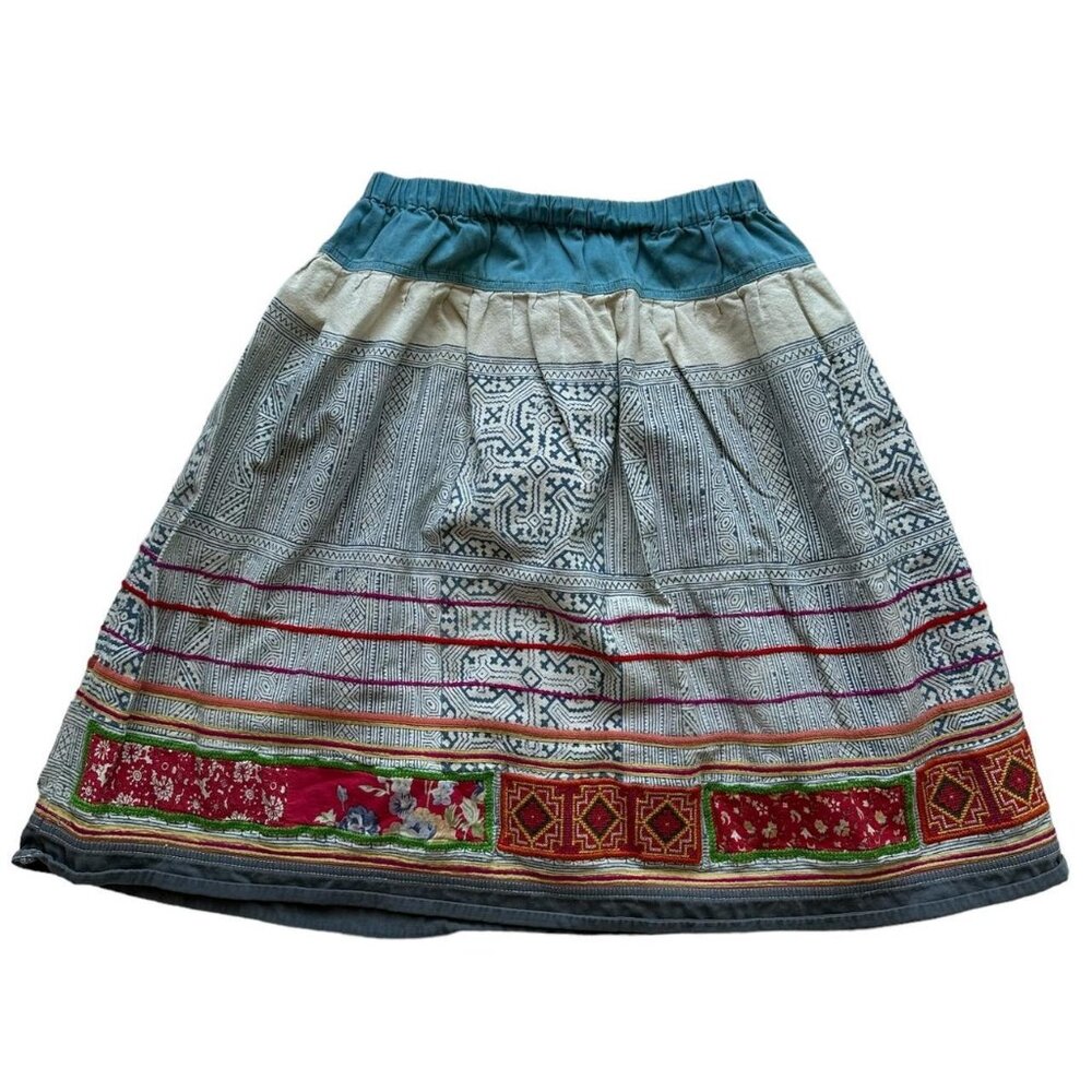 Lucky Brand Vintage Tea Length Stretchy Skirt Size Medium